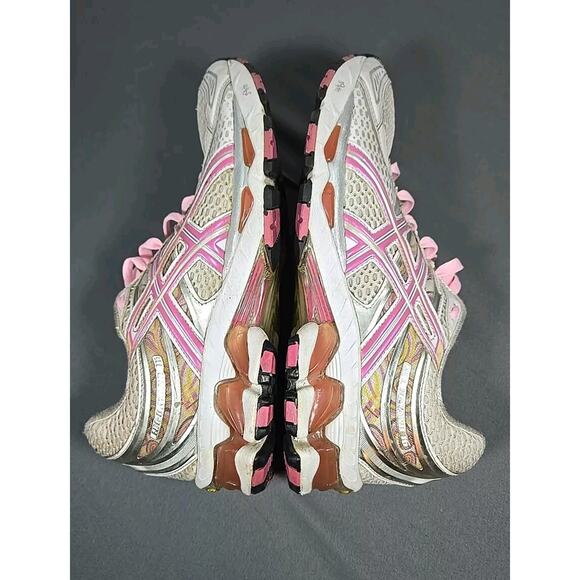 Asics Gel Kayano 16 Womens 9.5 Running Shoes Pink Silver White T050N - Picture 10 of 16